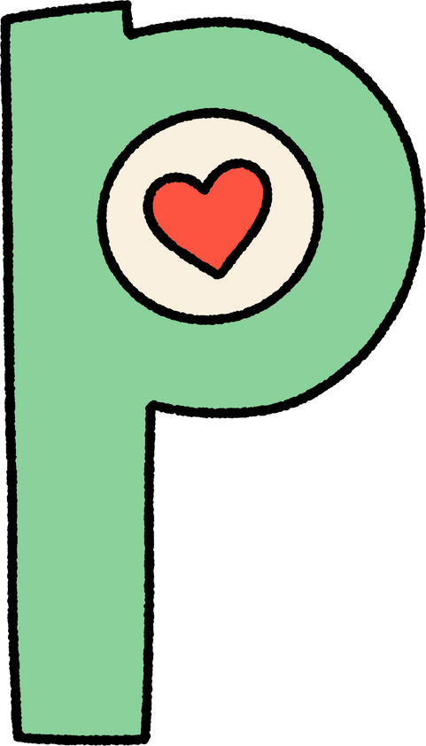 Ransom note letter cut out alphabet P